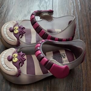 Mini Melissa Pink Cheshire Cat Dress Shoes
